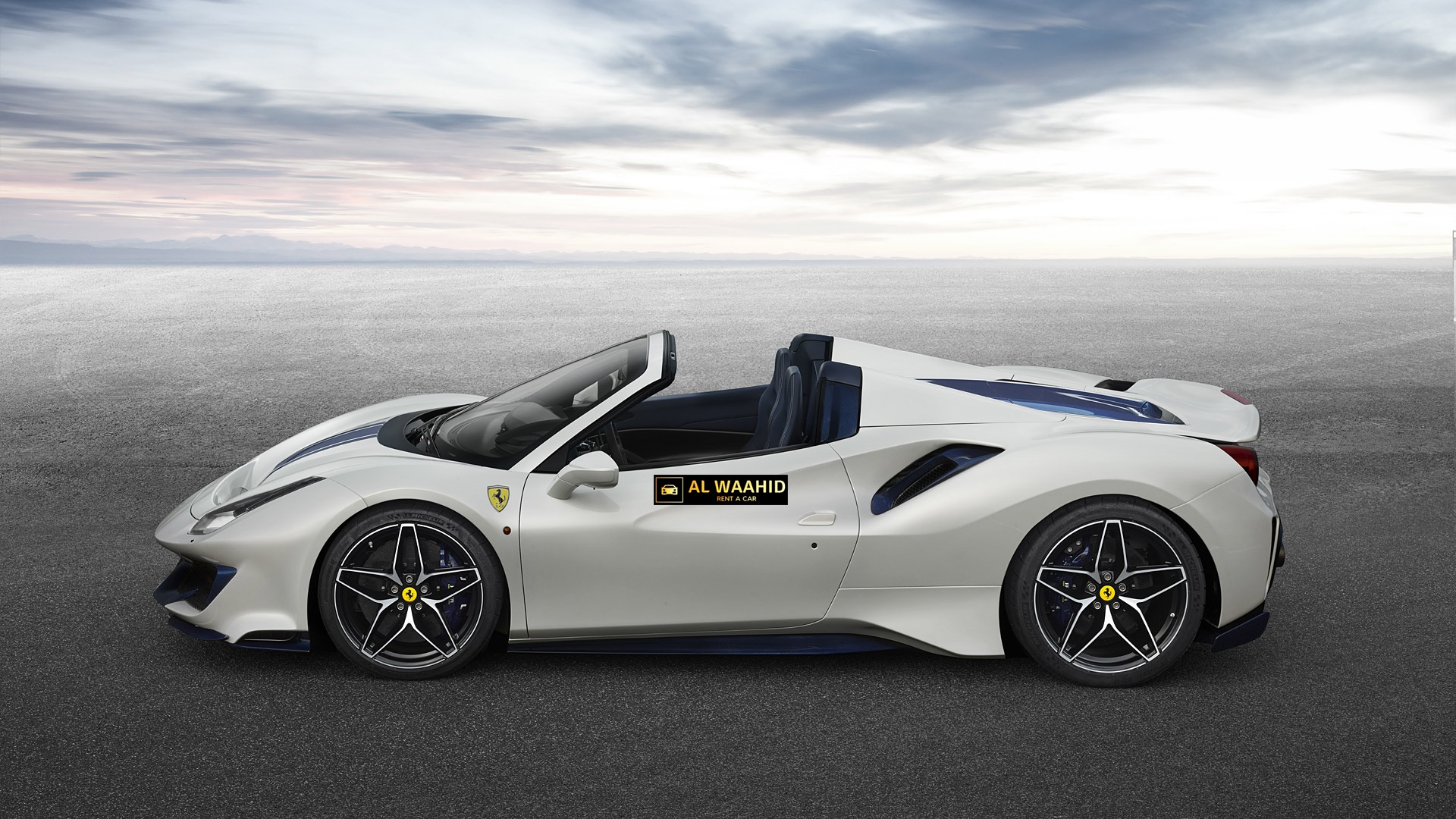 Ferrari 488 Pista Spider 2019 rental dubai luxury cars rental dubai